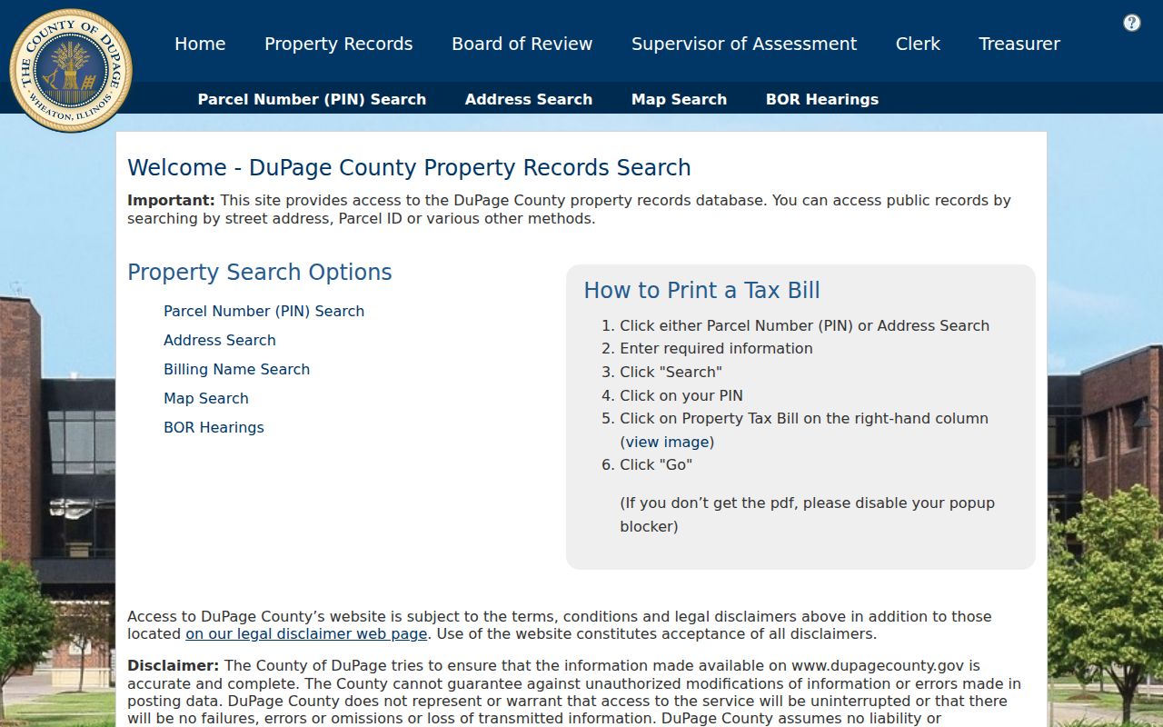 Carol Stream residents directory DuPage property lookup