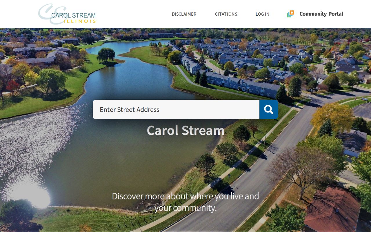 Carol Stream street directory community address portal